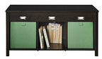 ClosetMaid 16052 Premium 3-Cube Bench, Black Walnut - color: Black Walnut, size: 3-Cube Bench