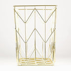 U Brands Hanging File Desk Organizer, Wire Metal, Gold - 894U02-06 (Pack of 6) - size: 9.37H x 12.2W x 6.85D inches (Pack of 6)