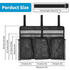 Collapsible Dish Drying Bag for Camping & RV - Portable Mesh Dish Rack Organizer, Compact Lightweight Sink Drying Solution for Travel Trailers, Outdoor Kitchens & Picnics (Black)