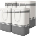 4 Pack Large Laundry Baskets, Laundry Hampers, Freestanding Waterproof Collapsible Clothes Bag with Extended & Reinforced Handles - Clothes Basket for Dorm, Bathroom, Home (75L) - size: 4 x 75L
