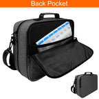 Extra-Large Pill Bottle Organizer, Medicine Bag, Carrier for Medications, Vitamins, and Medical Supplies - Modular Travel Medicine Organizer and Home Storage Med Bag - Dark Gray (with Lock) - style: XL - 1 Compartment - Std Config