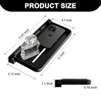 RV Fold-Down Shelf - Wall-Mounted Folding RV Shelves - Compact Camper & Trailer Accessory for Interior Organization - Space-Saving,Waterproof & Rust-Proof, Aluminum