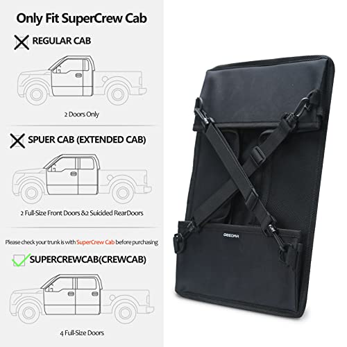 GEEDAR Under Seat Storage Truck Tool Box Organizer for Truck Underseat Storage Ford F150 F250 F350 Chevy Silverado Accessories (for the Single Seat) - size: for Truck Single Seat