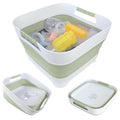 GIMWA Wash Basin for Baby Bottles, Versatile Wash Tub for Kitchen, RV, Outdoor Camping Sink, Sturdy Bottle Tub Easy to Clean (Green) - color: Mint Green