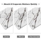 Kitchen Sink Caddy Water Absorbing Stone Tray For Sink, Diatomite Bathroom Countertop Tray Organizer, Faucet Stone Drying Mat Coaster Soap Dish Sponge Dispenser Holder (Marble) - color: Marble