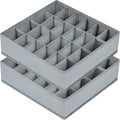 1Pcs Sock Drawer Organizer Divider Underwear Organizer, 24 Cell Closet Organizers and Storage Organizer Sock Holders Organizers for Storing Socks, Handkerchiefs, Ties, Belts
