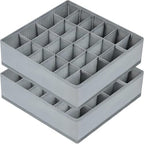 1Pcs Sock Drawer Organizer Divider Underwear Organizer, 24 Cell Closet Organizers and Storage Organizer Sock Holders Organizers for Storing Socks, Handkerchiefs, Ties, Belts