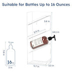 AITEE Acrylic Bathroom Organizer Shower Caddy, Clear Shampoo Holder Wall Mounted with Suction Cup, No Drilling and Rustproof, Sturdy and Durable - One Shelf - style: One Shelf