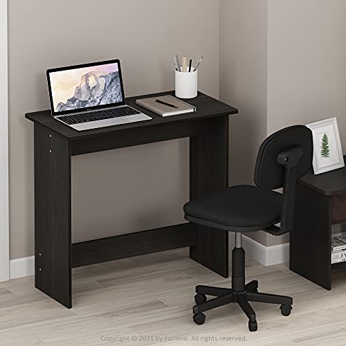 FURINNO Simplistic Study Table, Espresso - color: Espresso, size: 31.3" x 15.4"