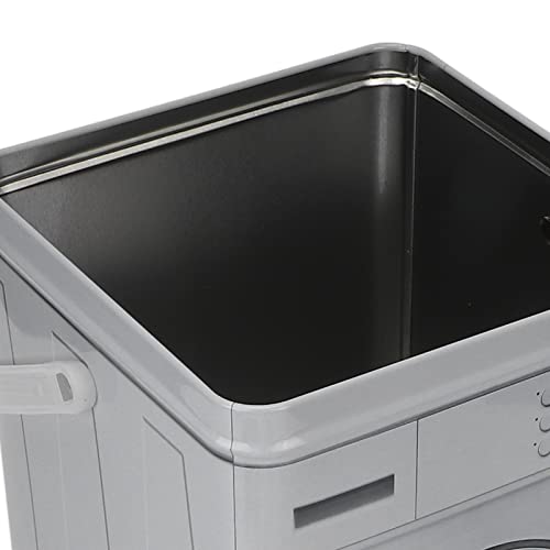 Large Capacity Metal Laundry Detergent Container, Farmhouse Style Storage Box with Handle for Laundry Room Decor