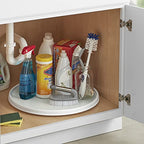 Copco Basics Non-Skid Lazy Susan for Under Sink and Cabinet Storage, 18 Inch, Crystalline - color: Crystalline