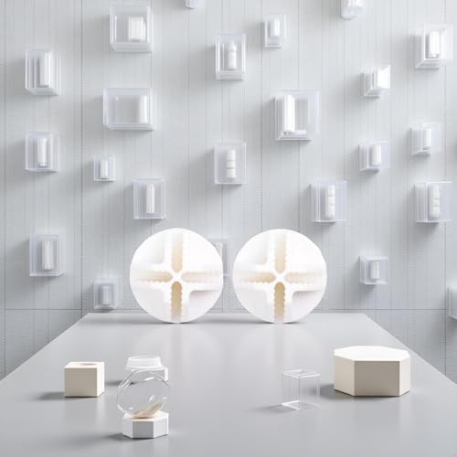 20 Pcs White Wire Cube Connectors Wire Grid Cube Connectors for Modular Closet Storage Organizer and Wire Grid Cube Storage Shelving Closet Mounted Storage and Organization Systems Plastic
