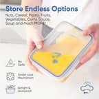 Chefs Path 48 Piece BPA-Free Plastic Food Storage Container Set with 24 Containers and 24 Lids for Kitchen Pantry Organization and Meal Prep - color: Pack of 24