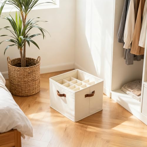 StorageWorks Shoe Organizer for Closet, Shoe Cubby Storage Containers, White, Medium - color: White, size: Medium