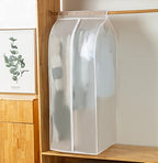 XIAKE Garment Bags M/oth-proof Dust Cover Coat Hanging Clothes Storage Bag Premium Thickened Clothing Organizer Moisture-proof Dust-proof Clothes Cover - size: 24"L * 20"W * 47"H