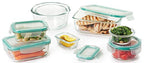 OXO Good Grips 2 Cup Smart Seal Glass Round Food Storage Container (Pack of 2) - size: 2 Cup (Pack of 2)