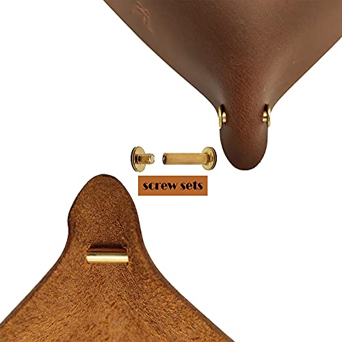 Leather Valet Tray Entryway Catchcall Tray Nightstand Organizer Storage for Wallets Watches Keys Holder Dish Bowl Coins Office Desk Accessory (Cinnamon-Crazy Horse Leather). - color: Cinnamon-crazy Horse Leather