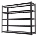 62" W x 24" D x 72" H Garage Shelving Heavy Duty Metal Shelving 3500LBS Storage Shelves Adjustable Metal Shelves for Storage Industrial Garage Shelves for Warehouse Basement (5T 72*62*24) - size: 5T 72*62*24