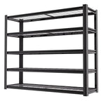 62" W x 24" D x 84" H Garage Shelving Heavy Duty Metal Shelving 3500LBS Storage Shelves Adjustable Metal Shelves for Storage Industrial Garage Shelves for Warehouse Basement - size: 5T 84*62*24