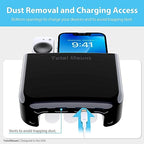 TotalMount Hole-Free Remote Holder – Eliminates Need to Drill Holes in Your Wall (for 2 or 3 Remote Controls – Black – Quantity 1) - color: Black