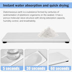3PCS Stone Drying Tray, Water Absorbing Stone Tray for Sink, Stones Soap Trays, Fast Dry Diatomite Stones Mat,Used for Hand Soaps,Sponge,Toothbrush Holder in Bathroom Counter and Kitchen Sinks - color: 3pcs White