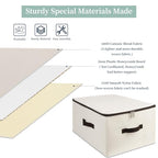 iwill CREATE PRO Pack of 3, Breathable Clothing Storage Bins with Lid, Rigid Storage Containers for Sweaters, Toys, Dolls,Blankets, Duvets, Coats, Jeans, Files in Bedroom, Office - color: Butter Yellow,3pcs