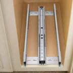 Rev-A-Shelf 6.5 in Pullout Kitchen Cabinet Storage Organizer Slide Out Pantry Spice Rack with Adjustable Shelves, Natural Maple, 448-BC-6C - Home Organizing System for Pots, Pans, and Utensils - size: 6"W"