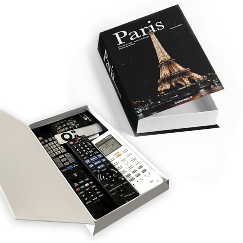 Decorative Storage Book Box – Hidden Storage for Remote Controls, Keys, and Small Items – Elegant Home Decor for Living Room, Bedroom, Coffee Table – Modern Style Faux Book Organizer (Pairs) - style: Pairs