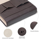 PU Leather Sofa Armrest Organizer, Armchair Magazine Holders, Waterproof Remote Holder for Recliner Couch with 1 Large Pocket, 4 Small Pockets for Magazine, Remote, Phone, Ipad, Books (brown)