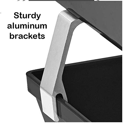 Acrimet Facility 2 Tier Letter Tray, Side Load, Letter Size/A4, Desktop File Organizer, Plastic (Black Color) - color: Black, size: 14.0" x 10.5" x 5.6"