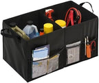 Honey-Can-Do SFT-01166 Soft Storage Chest, Black Folding Car Trunk Organizer (Pack of 6) - size: 25.5"L (Pack of 6)