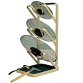 Lid Stand Lid Organizer Pot Lid Rack Holder for Utensils in Kitchen Cabinet Spatula Rack,Cutting Boards,Spoon Storage Gold - style: Erect