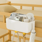 2 Pcs Bunk Bed Shelf for Top Bunk, Bunk Bed Caddy with Hooks, Bedside Storage Organizer, Ideal for Storing Small Items