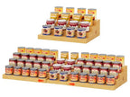 4-Tier Extra-Long Expandable Can Rack, Adjustable Bamboo Organizer for Pantry, Can Storage Holder for Pantry Shelf & Countertop, Large Capacity Holds 60 Cans (3.75oz), Patent Pending - size: Extended