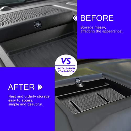 2020 F150 Dashboard Storage Box Organizer Tray for 2015-2020 Ford F150 2018-2020 Expedition Dash Storage Tray Accessories - color: 1520Dash tray