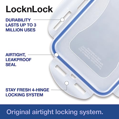 Lock & Lock Storage Bins Food Storage Container with Flip-top lids (Large) - size: Large