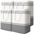 4 Pack Large Laundry Baskets, Laundry Hampers, Freestanding Waterproof Collapsible Clothes Bag with Extended & Reinforced Handles - Clothes Basket for Dorm, Bathroom, Home (125L) - size: 4 x 125L