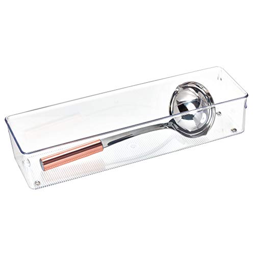 iDesign EMW6134175, Large, Clear - size: 4 x 16 x 3, style: Pack of 1