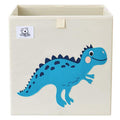 CLCROBD Foldable Animal Cube Storage Bins Fabric Toy Box/Chest/Organizer for Toddler/Kids Nursery, Playroom, 13 inch (Dino T-Rex) - color: Dino T-Rex