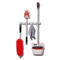 OXO Good Grips Wall-Mounted Mop and Broom Organizer - size: 3"x5"x17"