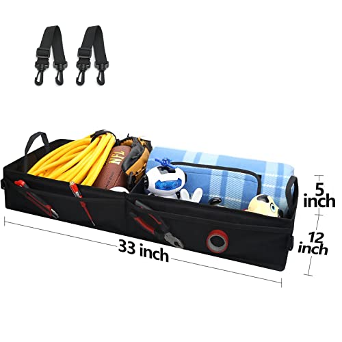 GEEDAR Under Seat Storage Truck Tool Box Organizer for Truck Underseat Storage Ford F150 F250 F350 Chevy Silverado Accessories (2 Compartment for the Bench Seat) - size: for Truck Bench Seats
