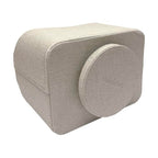 UnionBasic Rotating Desk Organizer, 360 Desk Spinning Caddy, Desktop TV Guide/Mail/Media/Remote Controller Holder Organizer, Beige - color: Beige
