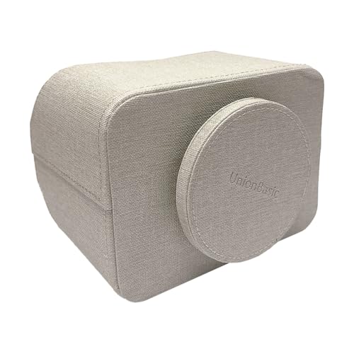 UnionBasic Rotating Desk Organizer, 360 Desk Spinning Caddy, Desktop TV Guide/Mail/Media/Remote Controller Holder Organizer, Beige - color: Beige