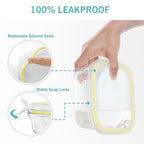 Vtopmart 8 Pack Glass Food Storage Containers with Airtight Lids, Glass Meal Prep Containers, Lunch Office Meal for Microwave, Oven, Freezer and Dishwasher, BPA Free - color: Yellow