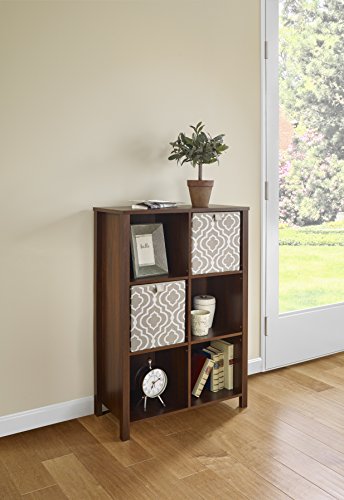 ClosetMaid 16054 Premium Adjustable 6-Cube Organizer, Dark Chestnut - color: Dark Chestnut, size: 6-Cube