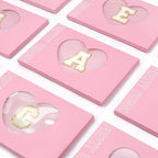 2 PCS Initial Makeup Bags for Women: Cosmetic Bag for Travel Toiletry - Birthday Gifts for 11 12 13 14 15 16 17 18 Years Old Girl Graduation Teacher Gift- Teen Girl Gifts Trendy Stuff - Pink T - color: Pink, style: T