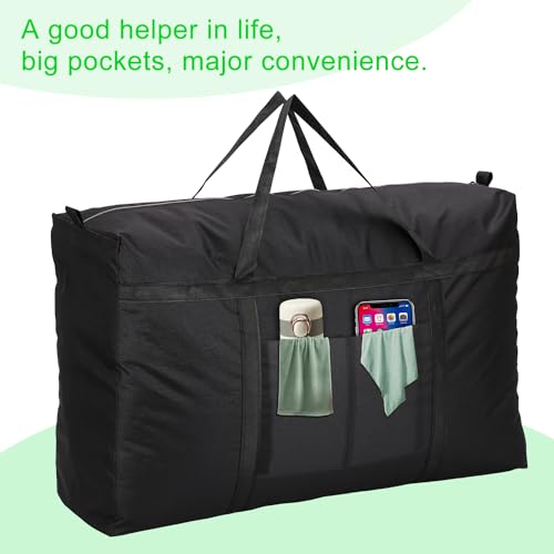 127L-34 Gallon Multipurpose Extra Large Storage Bags,Heavy Duty Moving Bags,Totes Moving Boxes Supplies for College,Christmas Tree Bag,Duffle Bags for Travel for Space Saving Moving Storage