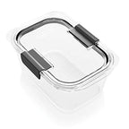 Rubbermaid Brilliance Food Storage Container, Medium Deep, 4.7 Cup, Clear 2024349 - size: 4.7 Cup