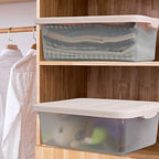 14 Quart Plastic Storage Boxes with Pink Lids, 2 Packs - color: Pink