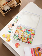 CoiiJoii 3PCS A4-Size Clear Hard Shell Zippered Case, Diaper Bag Organizing Pouches, Waterproof Cosmetic Bag, Kid's Toy Storage Organizer Bins, Pencil Case. - size: XL-3PCS